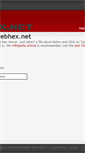Mobile Screenshot of en.webhex.net